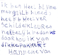 Het briefje van Hanneke